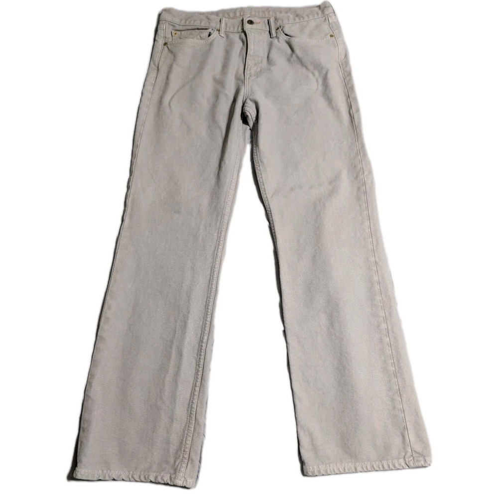 Banana Republic Straight Fit Jeans Mens 35x32 Gray Denim Pants Classic 5 Pocket